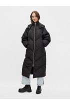 Pcfelicity long puffer jacket Black