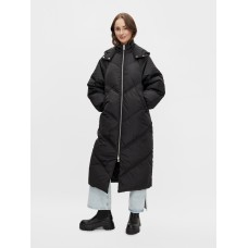 Pcfelicity long puffer jacket Black